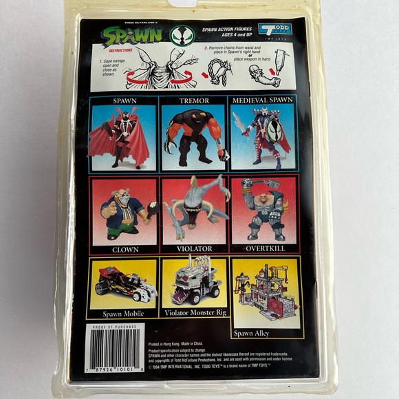 Spawn Hamburger Head Series 1 Action Figure w/ Comic (McFarlane Toys, 1994) - Picture 2 of 8